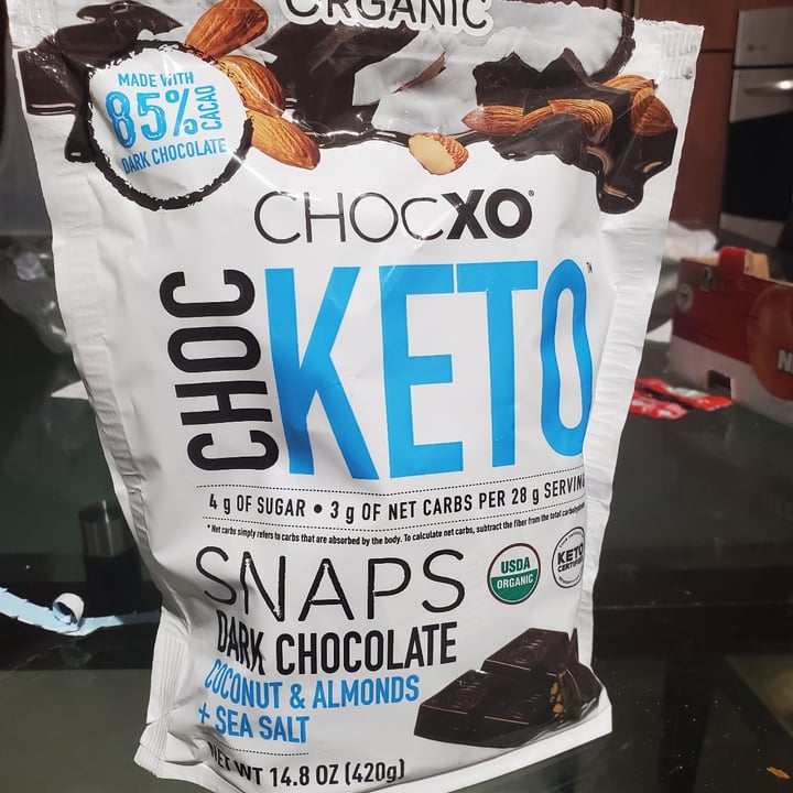 photo of Chocxo Dark Chocolate Coconut & Almonds + Sea Salt shared by @lliguerpr96 on  15 Jul 2022 - review