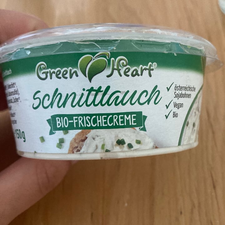 photo of Green Heart Bio-Frischecreme Schnittlauch shared by @tinepepino on  23 Aug 2021 - review