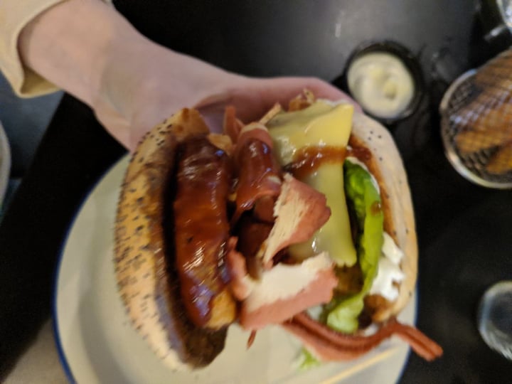 review photo of Unity Diner VFC Burger shared by @annaefenton on 05 Jan 2020 - review