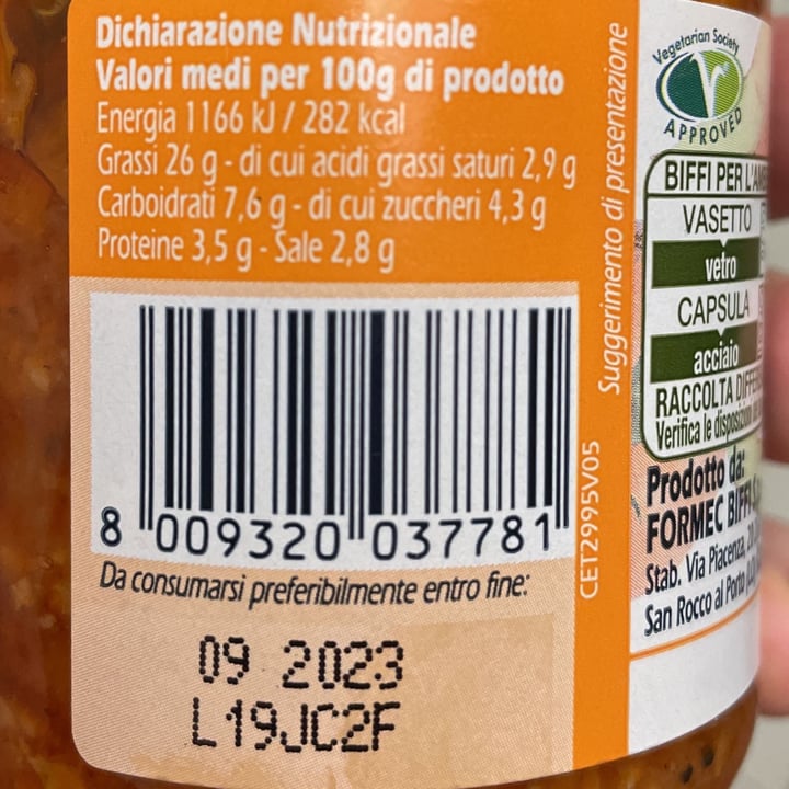 review photo of Biffi Che Sugo! Ragù Vegetale (in vetro) shared by @mglncl on 09 Apr 2022 - review