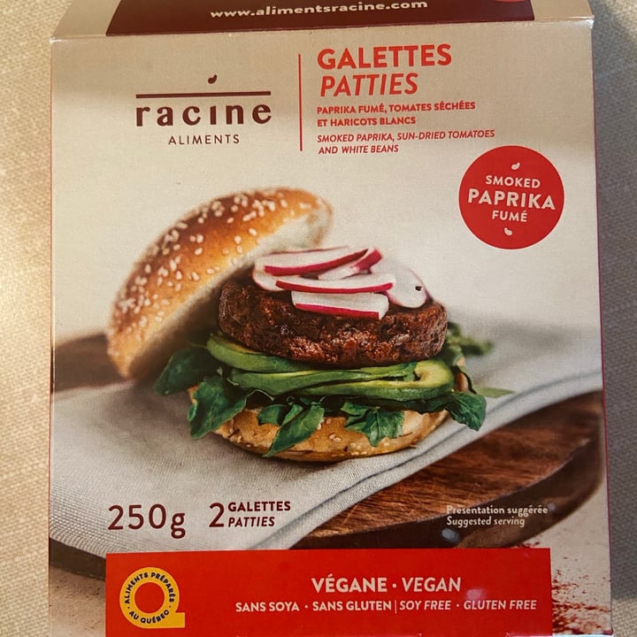 photo of Aliments Racine Smoked Paprika Burger Patties shared by @missnarciss on  18 Feb 2021 - review