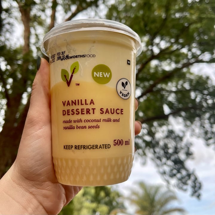 photo of Woolworths Food Vanilla dessert sauce shared by @jeanne-marie on  07 Oct 2022 - review