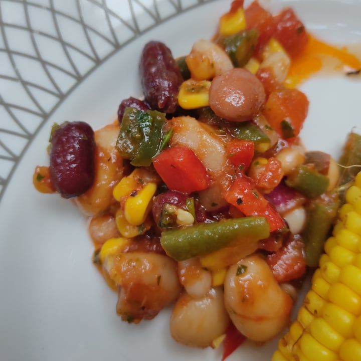 photo of Woolworths Smokey Four Bean Salad shared by @anxietea on  22 Feb 2021 - review