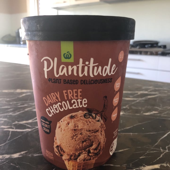 photo of Plantitude Dairy Free Chocolate Ice Cream shared by @charlierisbey on  11 Sep 2020 - review