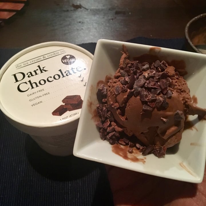 review photo of The Ice Cream & Cookie Co Vegan Dark Chocolate Ice Cream shared by @vikas on 17 Oct 2018 - review