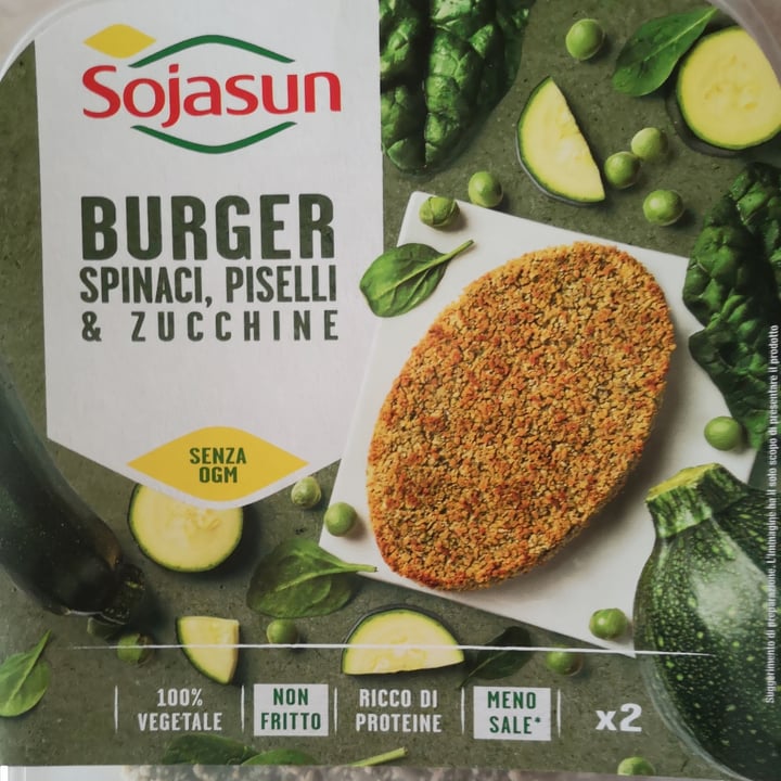 review photo of Sojasun Burger Spinaci, Piselli e Zucchine shared by @milka06 on 11 May 2021 - review