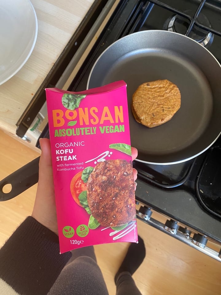 photo of Bonsan Organic Kofu Steak shared by @plantbasedkat on  18 Apr 2020 - review