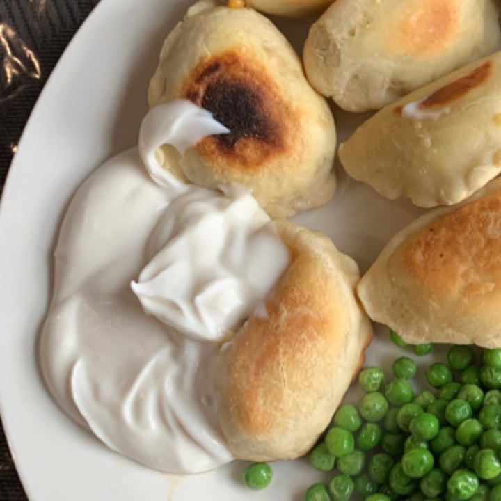 review photo of Flavours Kitchen Vegan Dilly Cheeze Perogies shared by @novamercury on 18 Jul 2022 - review