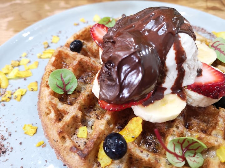 photo of Shift Eatery Chia waffle with Notella shared by @raffymabanag on  14 Oct 2019 - review
