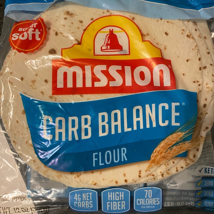 photo of Mission Foods Carb Balance Flour Tortillas shared by @sandrews on  14 Oct 2022 - review