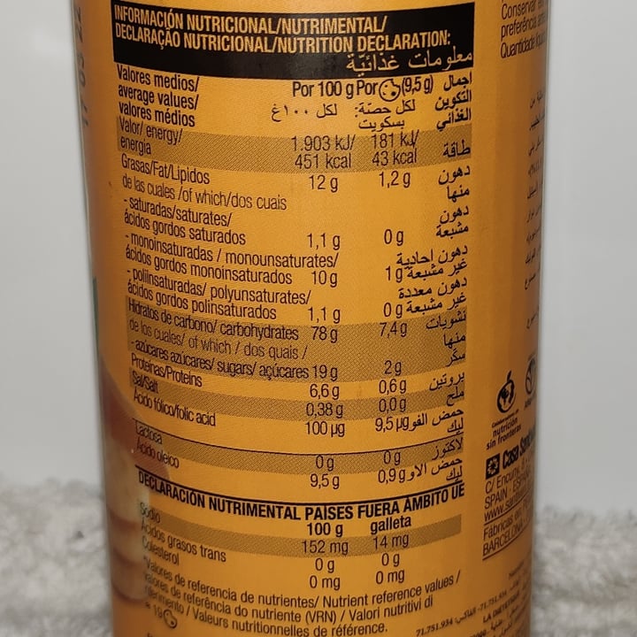 review photo of Santiveri Galletas María Sin Gluten shared by @sarides on 25 Jul 2022 - review