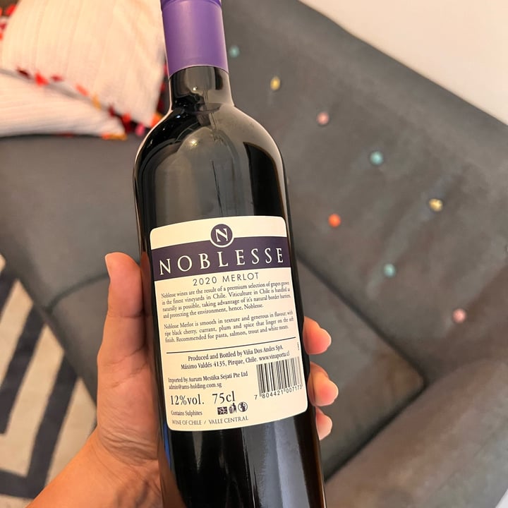 photo of Noblesse Merlot Wine shared by @astha91 on  19 Jan 2022 - review