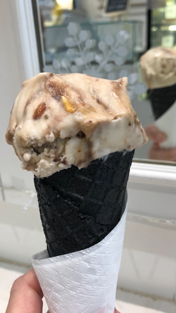 review photo of Kind Kones Almond Brittle Fudge Ice cream shared by @brigittestaps on 15 Dec 2019 - review