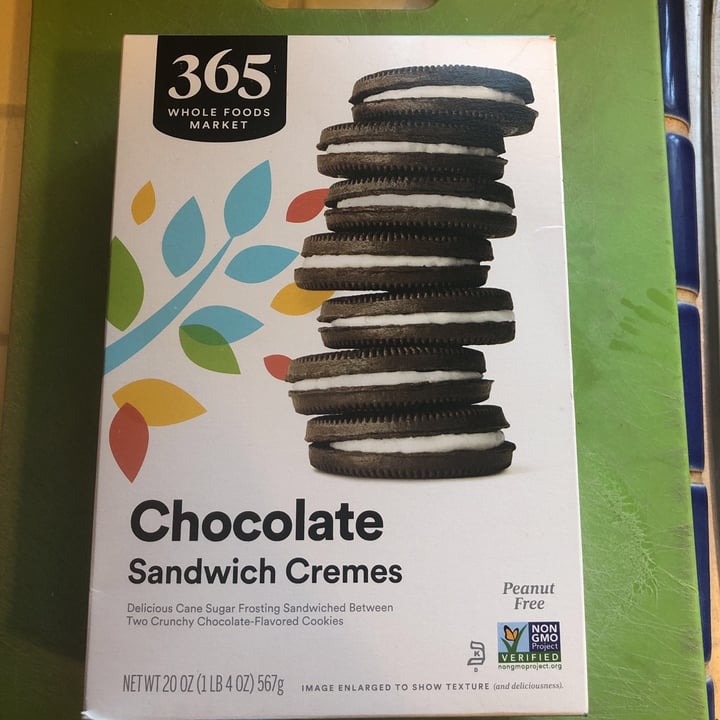 photo of 365 Whole Foods Market Chocolate sandwich cremes shared by @terri on  08 May 2021 - review