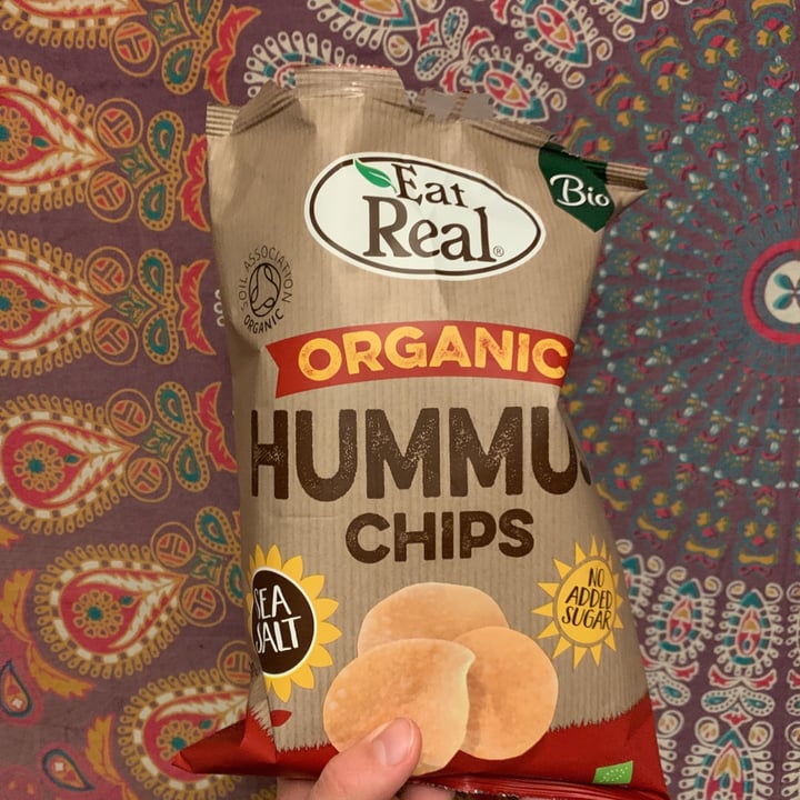 photo of Eat Real Sea Salt Organic Hummus Chips shared by @monavegana on  11 Mar 2021 - review