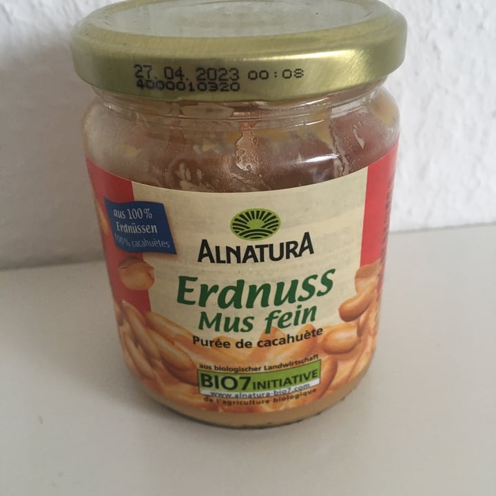 review photo of Alnatura Erdnuss Mus Fein shared by @flexetarier on 20 Oct 2021 - review