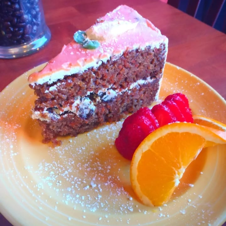 review photo of The Grain Cafe Vegan Carrot Cake shared by @micveg on 28 Dec 2021 - review