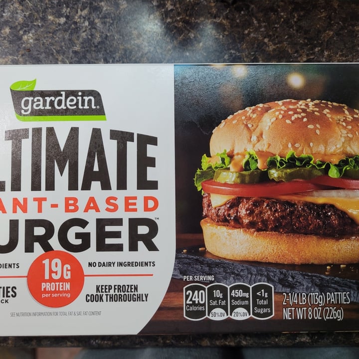 photo of Gardein Ultimate Plant-Based Burger shared by @jh1759 on  30 Jun 2021 - review