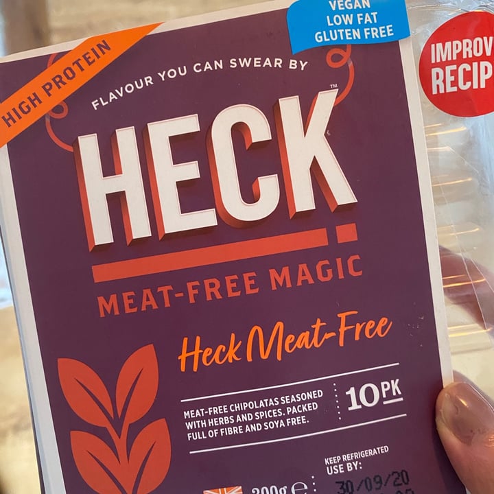 photo of Heck Meat-Free Sausage shared by @kaylabrendicole on  28 Sep 2020 - review