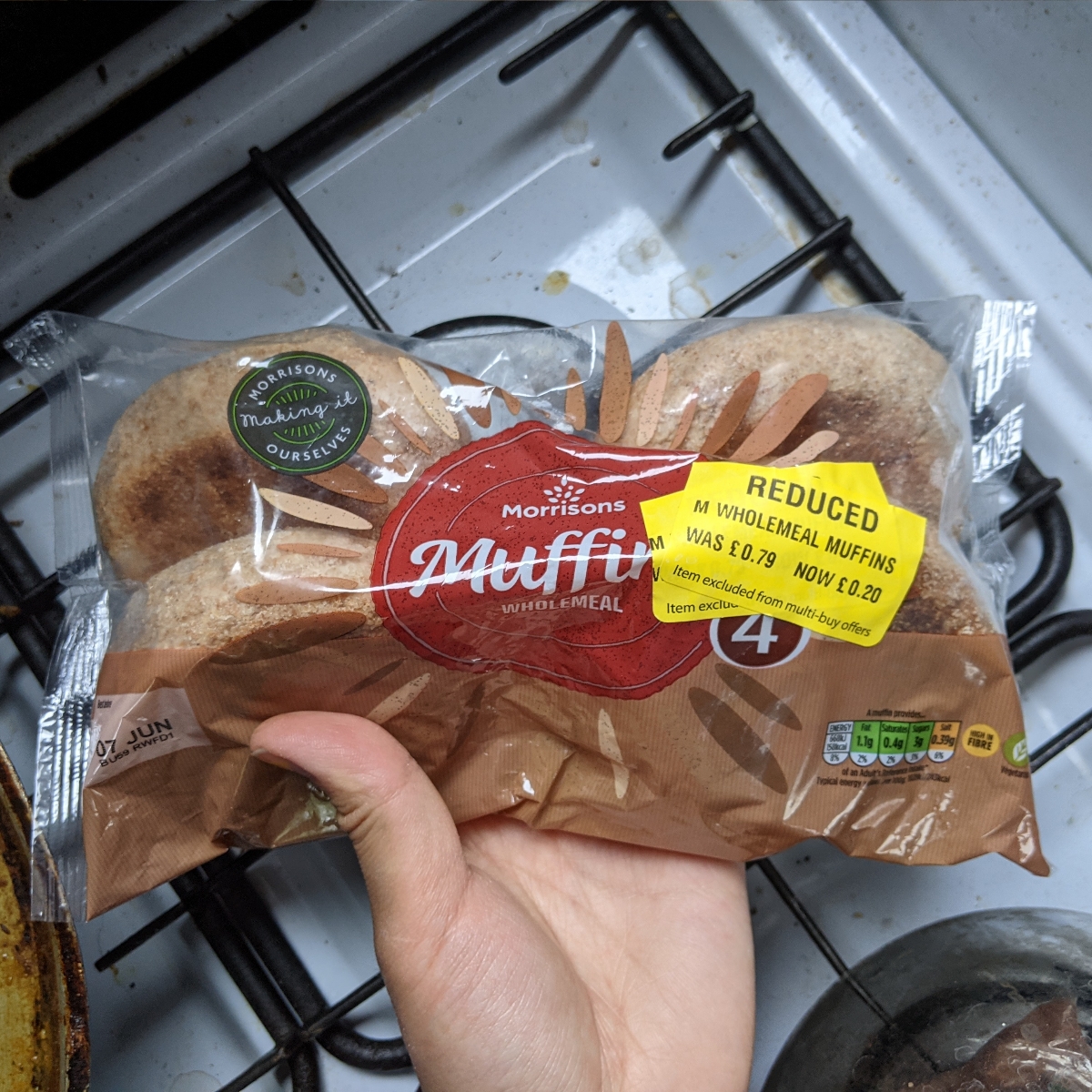 Morrisons 4 Wholemeal Muffins Reviews abillion