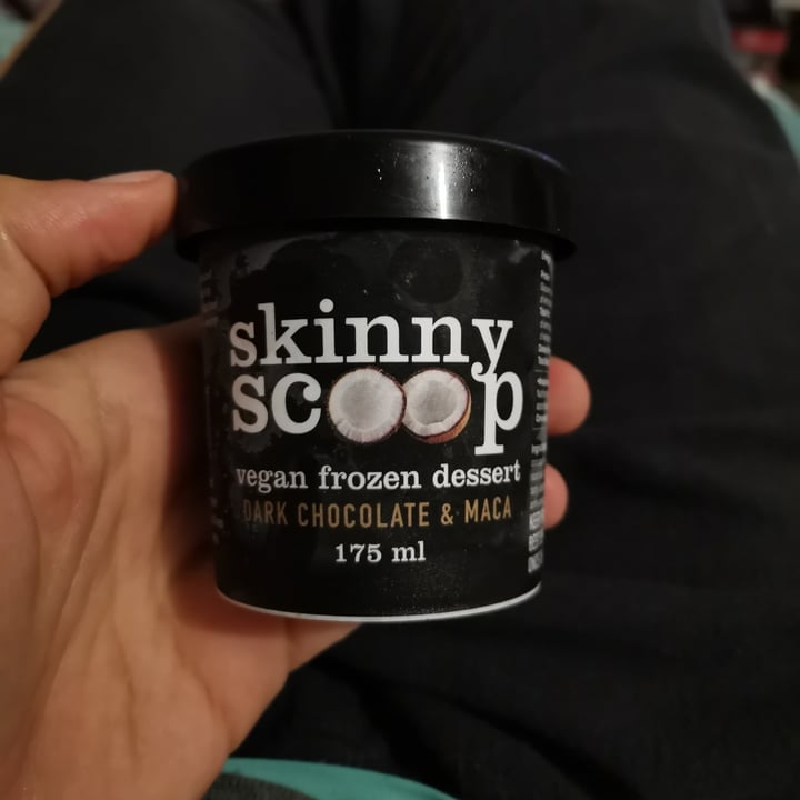 photo of Skinny Scoop Dark Chocolate & Maca Vegan Frozen Dessert shared by @lunascorner on  12 Dec 2020 - review