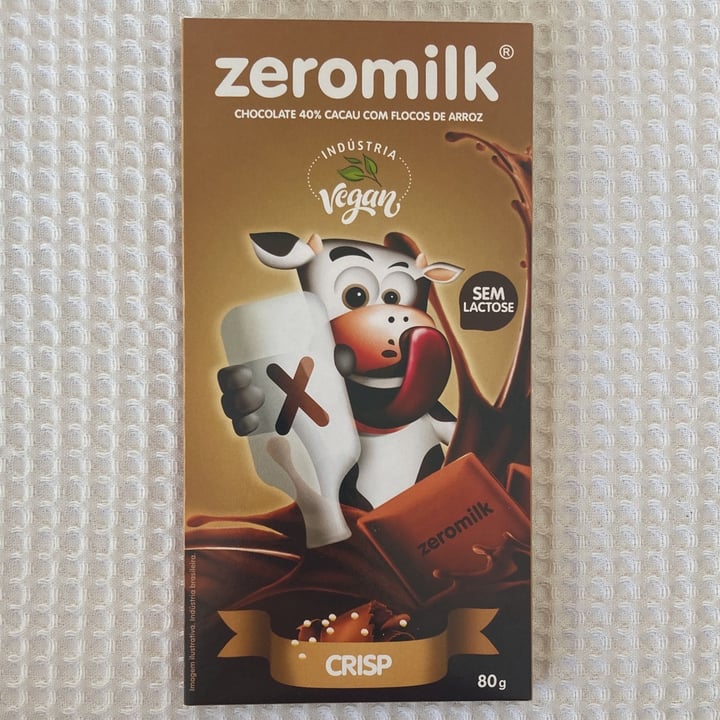 photo of Zeromilk Chocolate 40% Cacau com Flocos de Arroz shared by @carolramos on  15 Jul 2022 - review