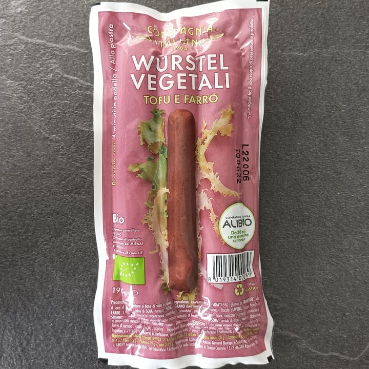 review photo of Compagnia Italiana Wurstel Tofu e Farro shared by @antea on 17 Apr 2022 - review