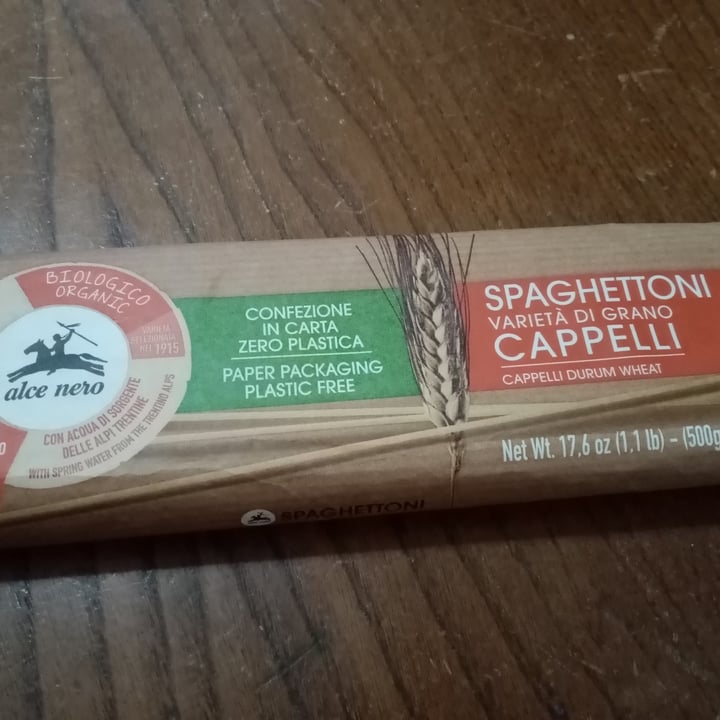 photo of Alce Nero Spaghettoni Varietà Di Grano Cappelli shared by @enzamarioalerickyn5 on  12 Apr 2022 - review