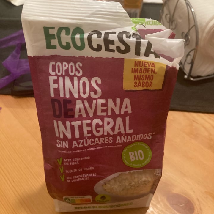 photo of Ecocesta Copos finos de avena integral shared by @alemo on  20 Oct 2022 - review