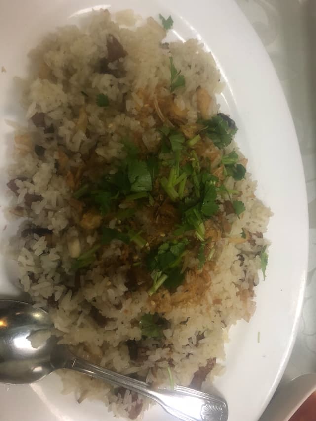 Foto do prato “Chicken fried rice”