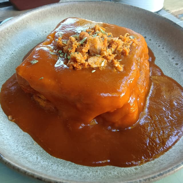 Foto do prato “Francesinha Maine Coon”