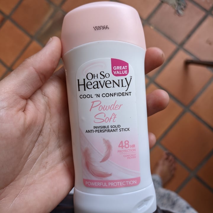 photo of Oh So Heavenly powder soft antiperspirant stick shared by @shanhart on  03 Sep 2022 - review