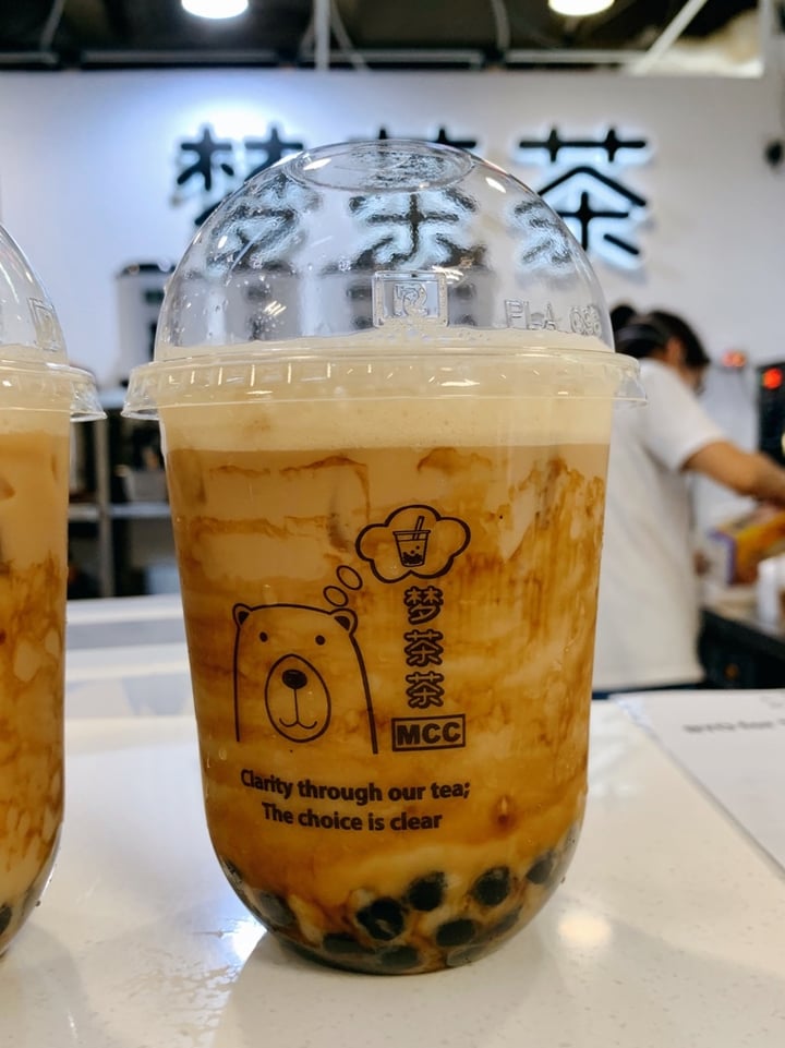 photo of Mong Cha Cha Cafe 梦茶茶 Earl Grey Black Sugar Boba Mylk Tea shared by @sarahalee27 on  02 Apr 2020 - review