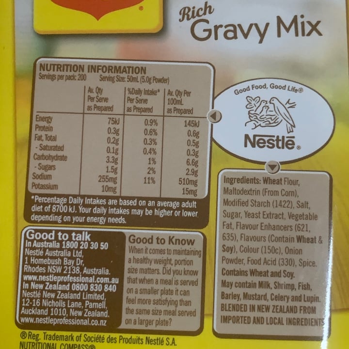 review photo of Maggi Rich Brown Gravy 1 Kilo shared by @mistybirdbush on 02 Nov 2020 - review