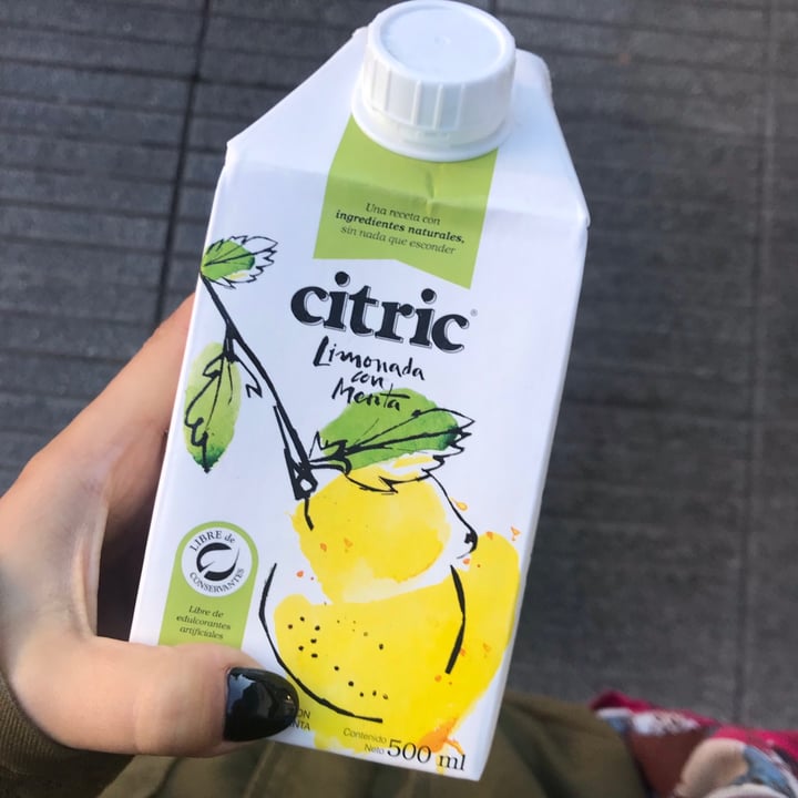 photo of Citric Limonada con Menta (Tetrapack) shared by @candelariex on  23 Jun 2021 - review