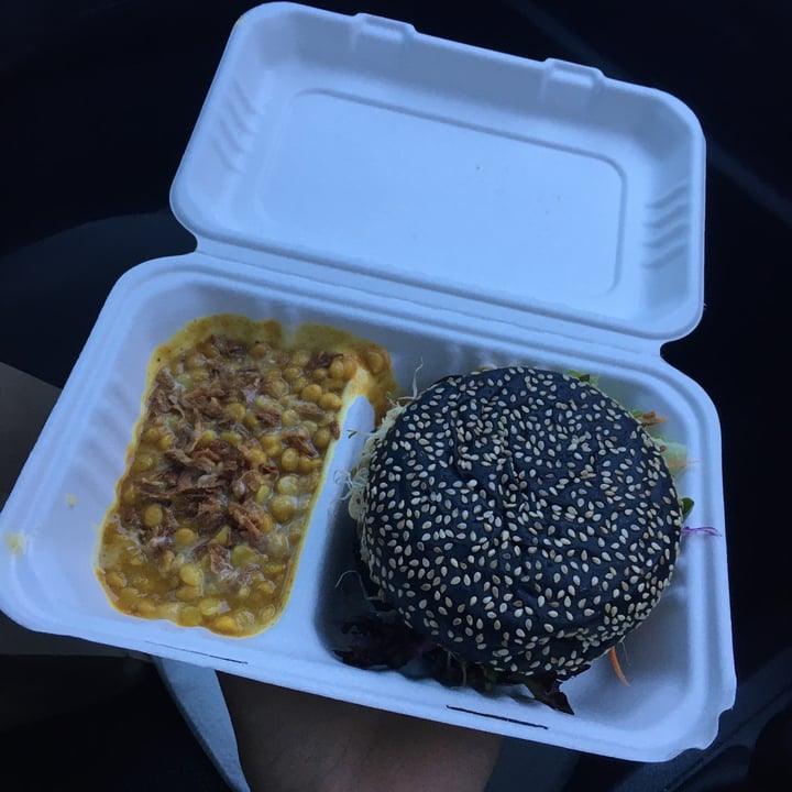 photo of The Sunshine Food Sprouting Co Charcoal Burger shared by @cathcart on  16 May 2020 - review