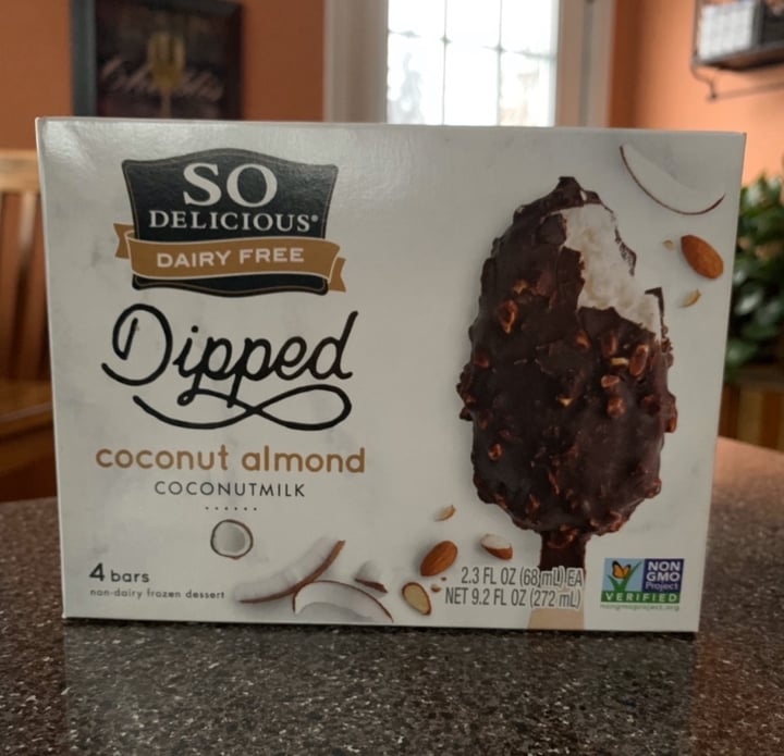 photo of So Delicious Dairy Free Dipped Coconut Almond Coconutmilk Frozen Dessert shared by @stphsmth on  01 Apr 2020 - review