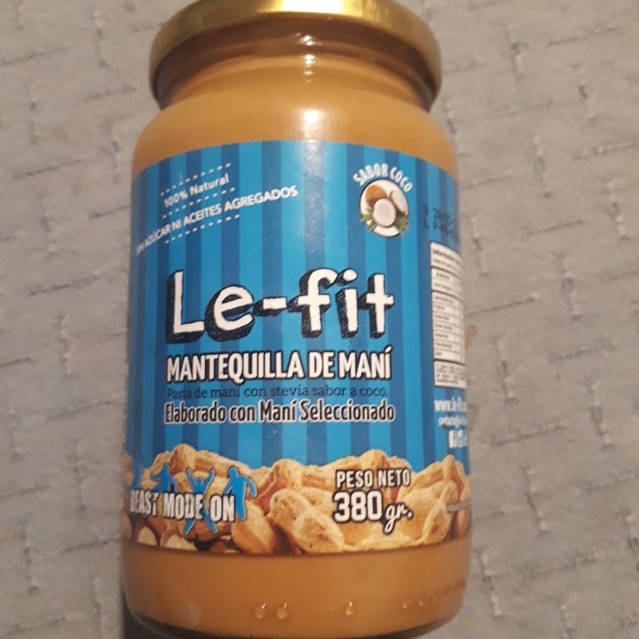 photo of Le-Fit Mantequilla De Maní con Coco shared by @amaikefn on  03 Jul 2020 - review