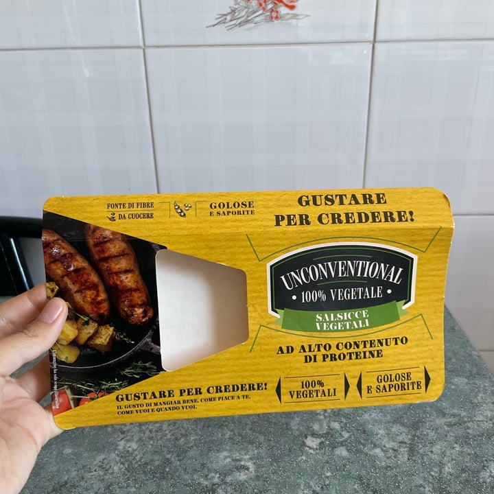 photo of Unconventional Salsicce Vegetali - Sausages shared by @veronicabarberio on  18 Sep 2022 - review