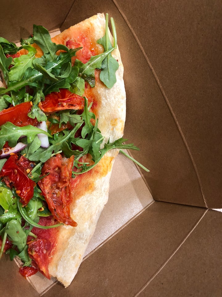 review photo of Whole Foods Market Vegan Argula Tomato Pizza shared by @aasjai on 05 May 2018 - review