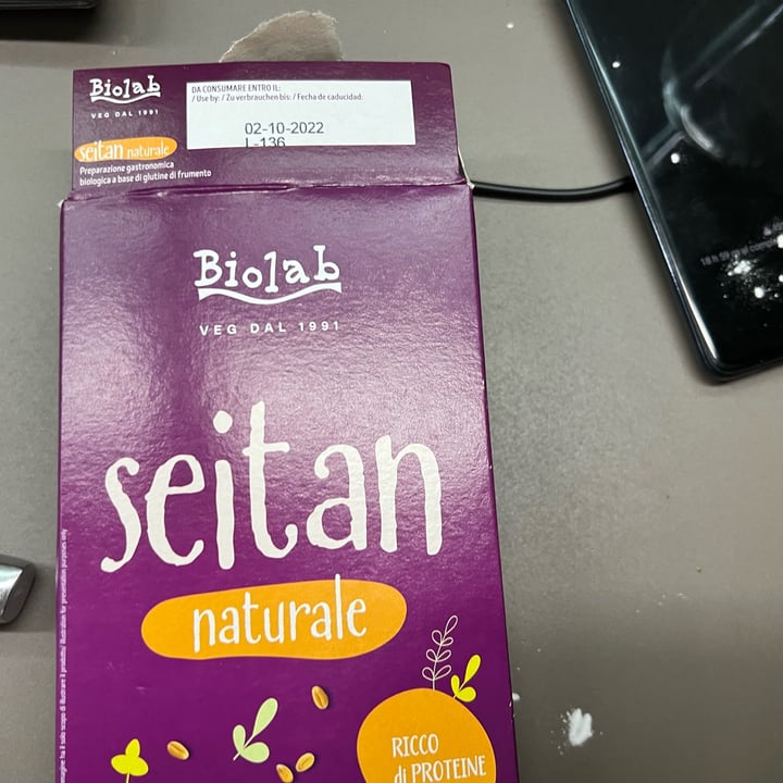 photo of Biolab seitan naturale shared by @danycelapuoifare on  16 Sep 2022 - review