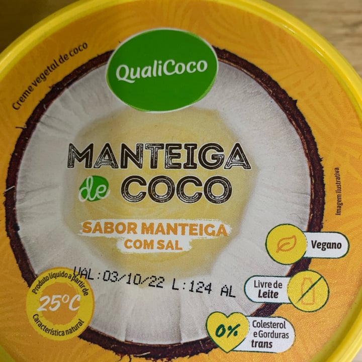 photo of Qualicoco Manteiga de coco shared by @thaislurie on  28 Jun 2022 - review