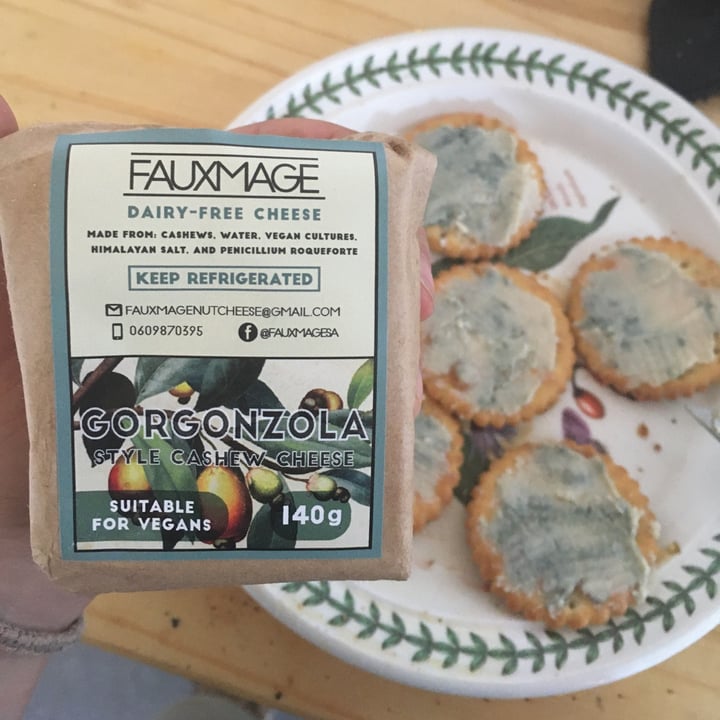 photo of Fauxmage Gorgonzola-Style Cashew Cheese shared by @sophielr on  22 May 2020 - review