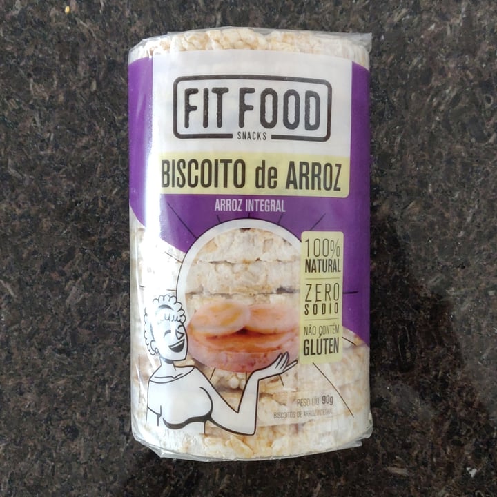 review photo of fit food Biscoito De Arroz Zero Sódio shared by @vandreom on 17 Oct 2022 - review