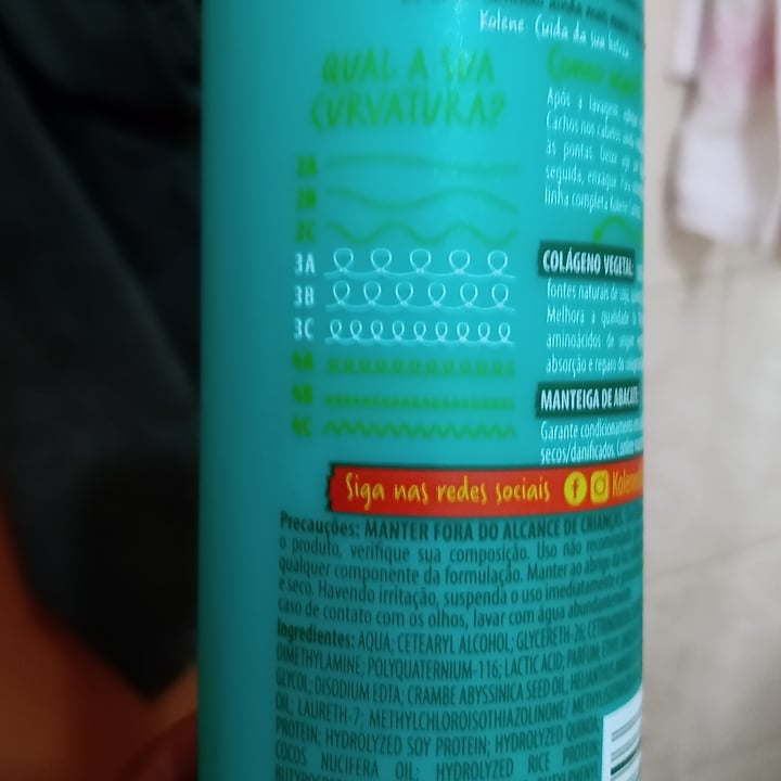 photo of Kolene condicionador de cabelos shared by @ramonbiasoli on  22 Apr 2022 - review