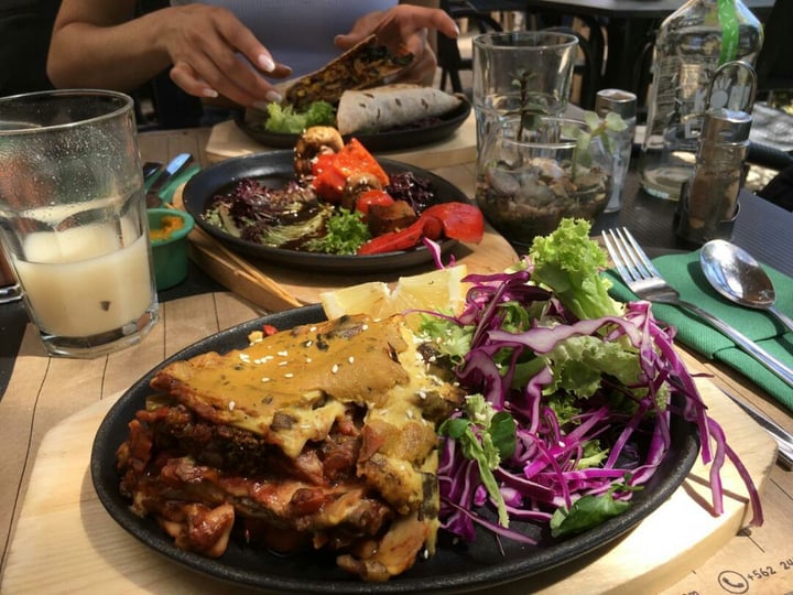 photo of Café Cajú - Bakery & Restaurant - 100% Plant Based - Vegan Brochetas de tofu shared by @frann on  04 Dec 2019 - review