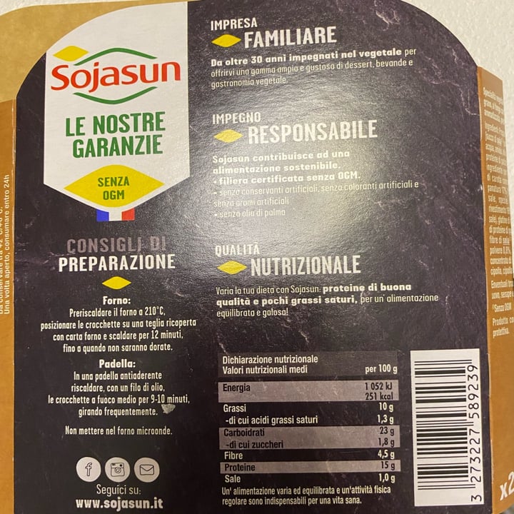 review photo of Sojasun Cotolette ai funghi shared by @ridus on 30 Dec 2021 - review