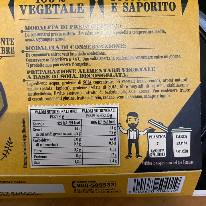 review photo of Unconventional Burger Vegetale Classico - Classic Burger shared by @tapir on 06 Apr 2022 - review
