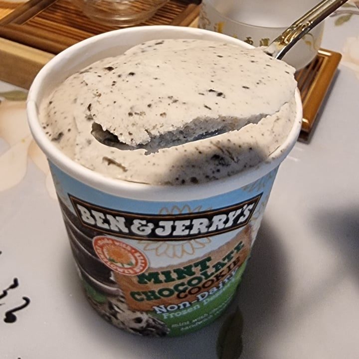 review photo of Ben & Jerry's Mint Chocolate Cookie Non-Dairy Frozen Dessert shared by @michaelonimusha on 30 Dec 2021 - review