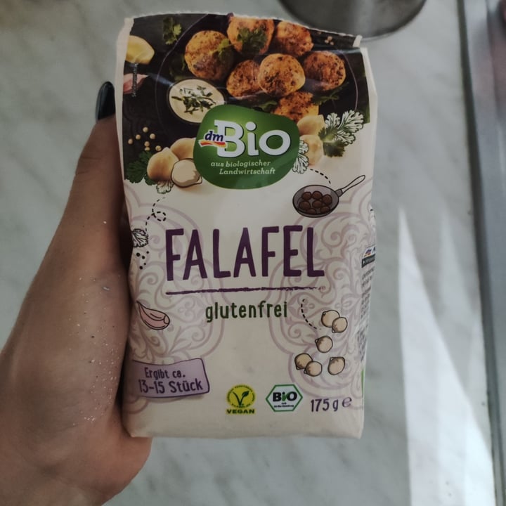 photo of dmBio Falafel glutenfrei shared by @giulss on  09 Sep 2022 - review